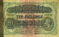 p21 from East Africa: 10 Shillings from 1933